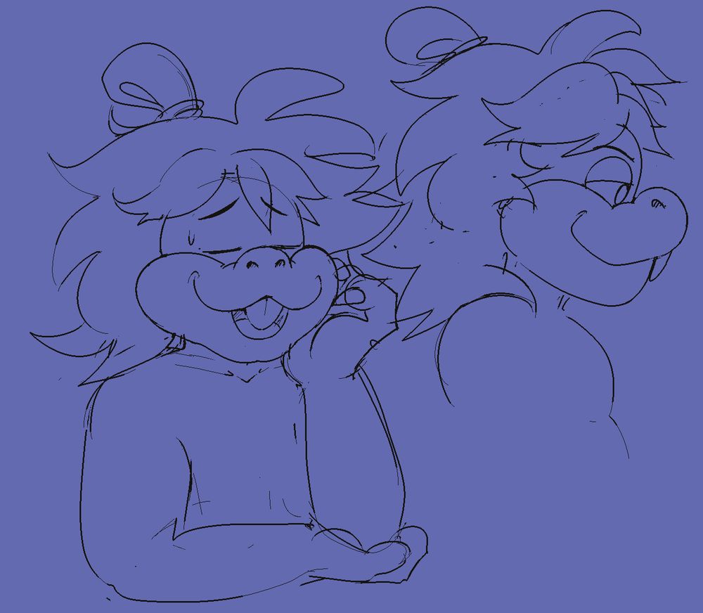 a few doodles of my version of Ludvig Von Koopa