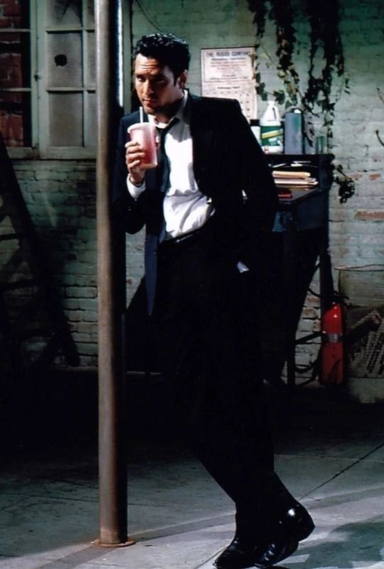 Michael Madsen as Mr. Blondr in Reservoir Dogs.