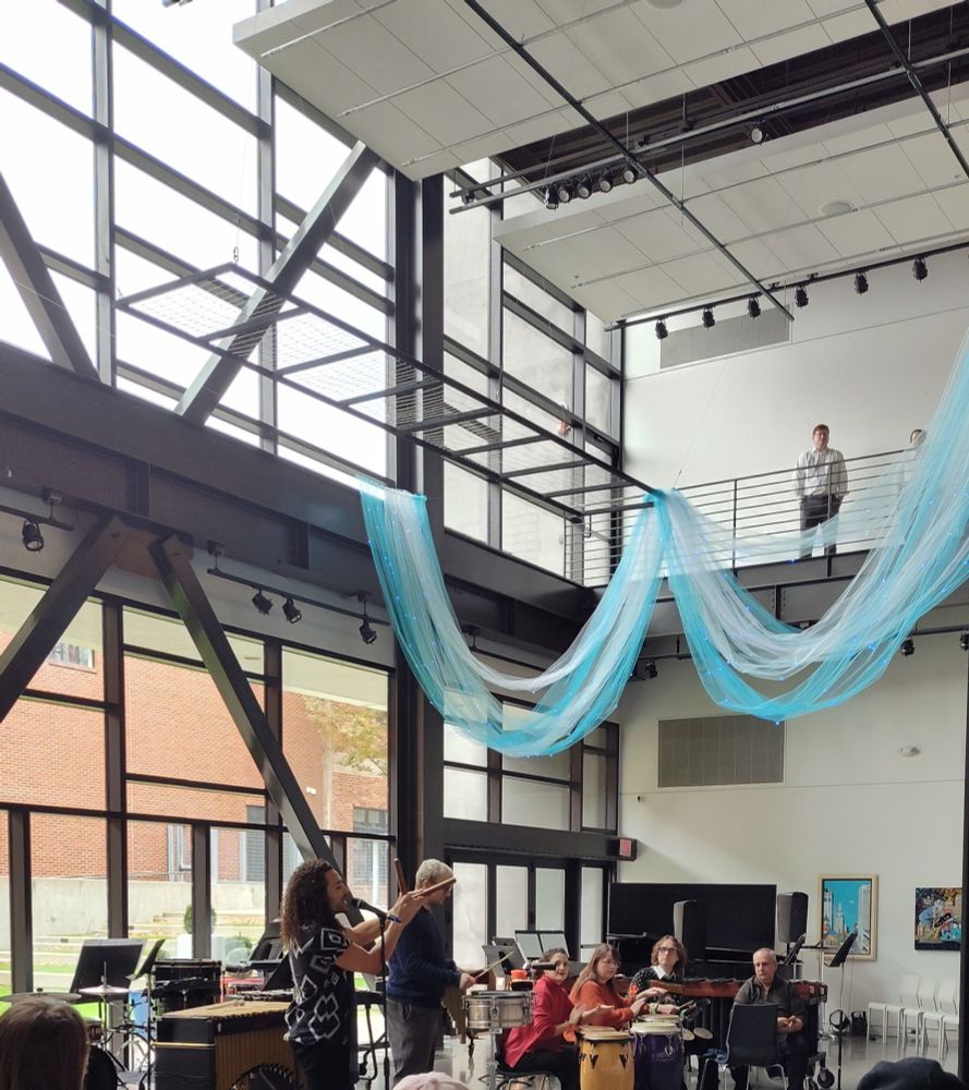 A percussion group had us all chair dancing.