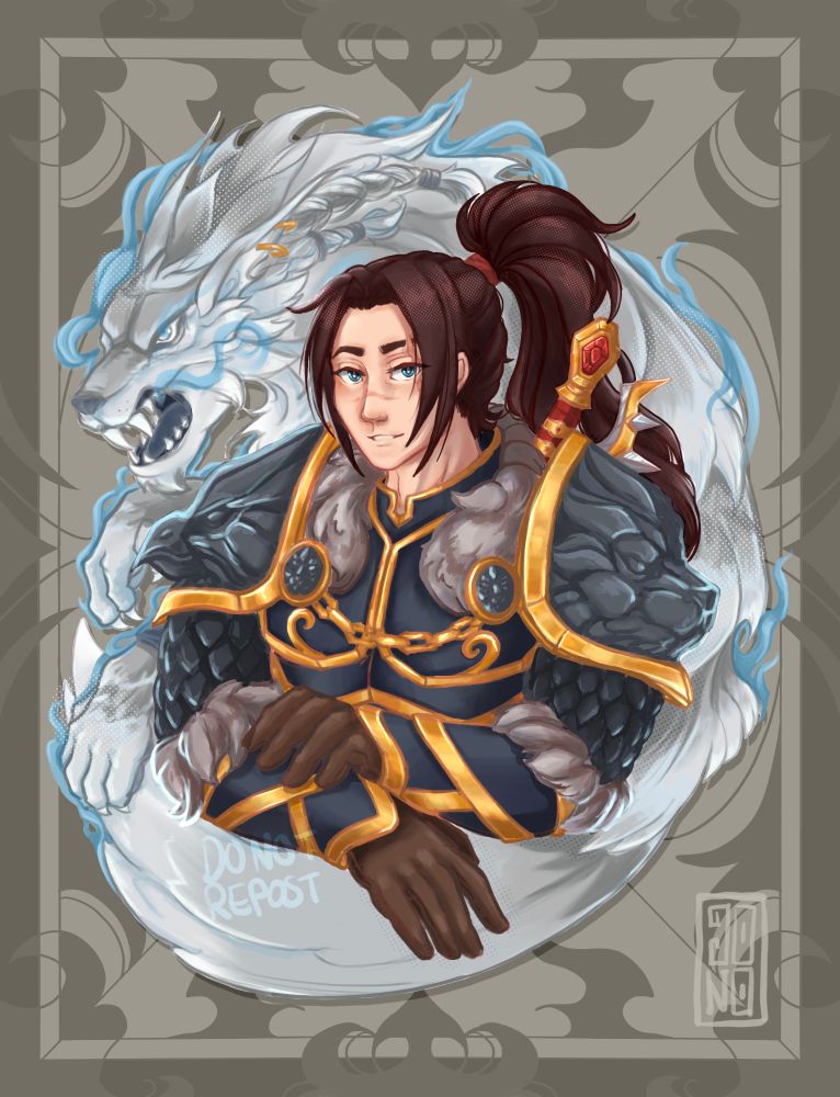 Varian Wrynn with Lo'gosh