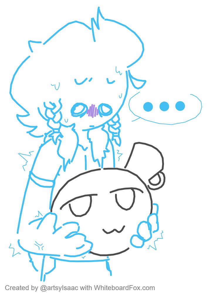 Rorik (my OC) trembling while carrying.... Cup's severed head. yes thats a thing that happened.