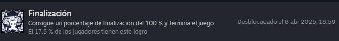 The steam achievement of at least get 100% completion when ending Hollow Knight.