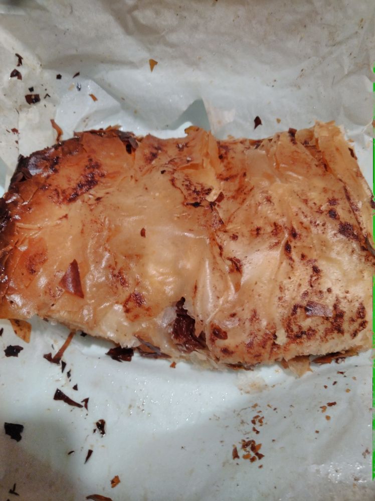 Dolce di mele in pasta fillo