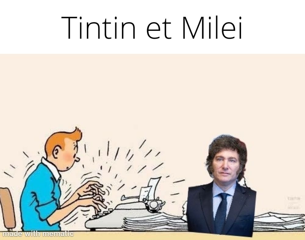 Tintin et le président Milei