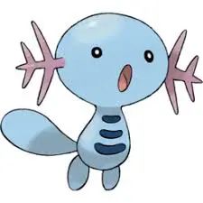 The pokemon Wooper making the :O face