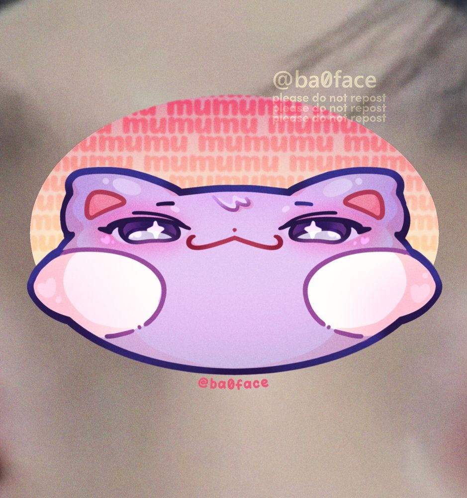 ANITEEZ Sandeoki , zoomed in and starry eyed with the MUMUMUMUMUMU text going behind him 