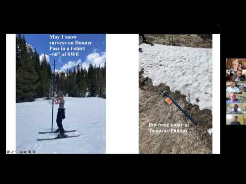 CSSL and CW3E Staff Break Down The 2025 Winter Season - May 1, 2025 Snow Season Briefing and Q&A