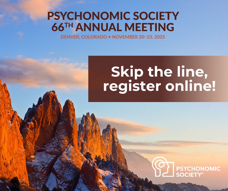 PS 2025 show art of the rocky mountains against a blue sky with the text, "Skip the line, register online!"