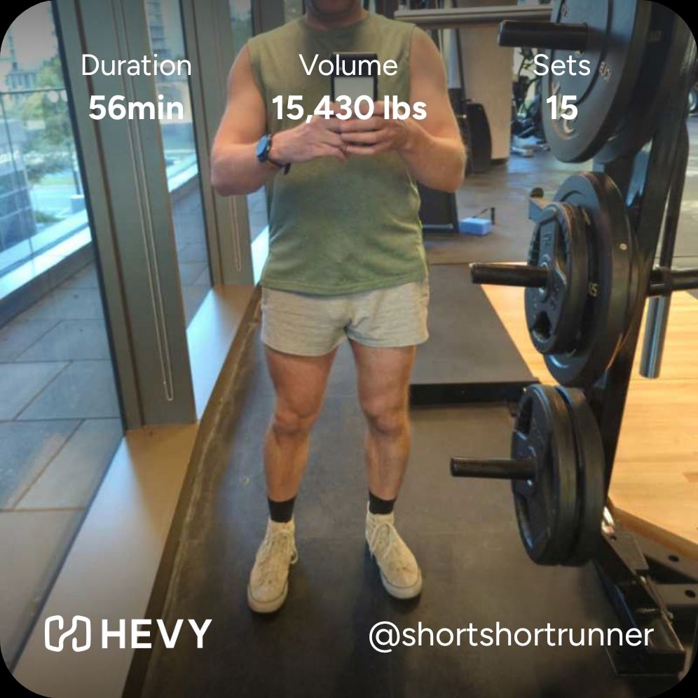 A dude wearing a pair of grey gym shorts, green muscle shirt and white Chucks taking a selfie in a gym mirror 