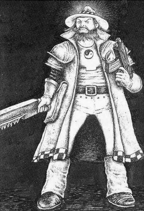 A picture of Inquisitor Obiwan Sherlock Closseau, a canonical character from Warhammer 40K who is an excellent example that this is a franchise that should never be taken too seriously.