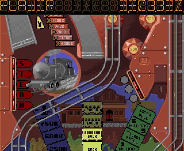 Steel Wheels in Pinball Dreams. Top Score in the high scores is 20 million, so I was close.