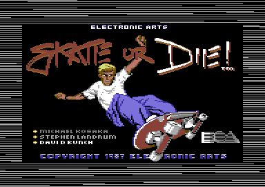 Skate or Die på Commodore  64.