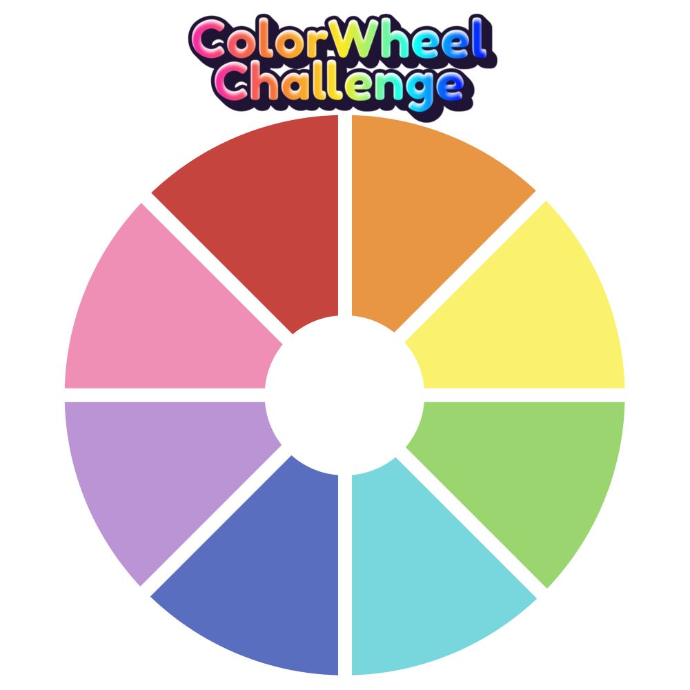 Color wheel challenge template 