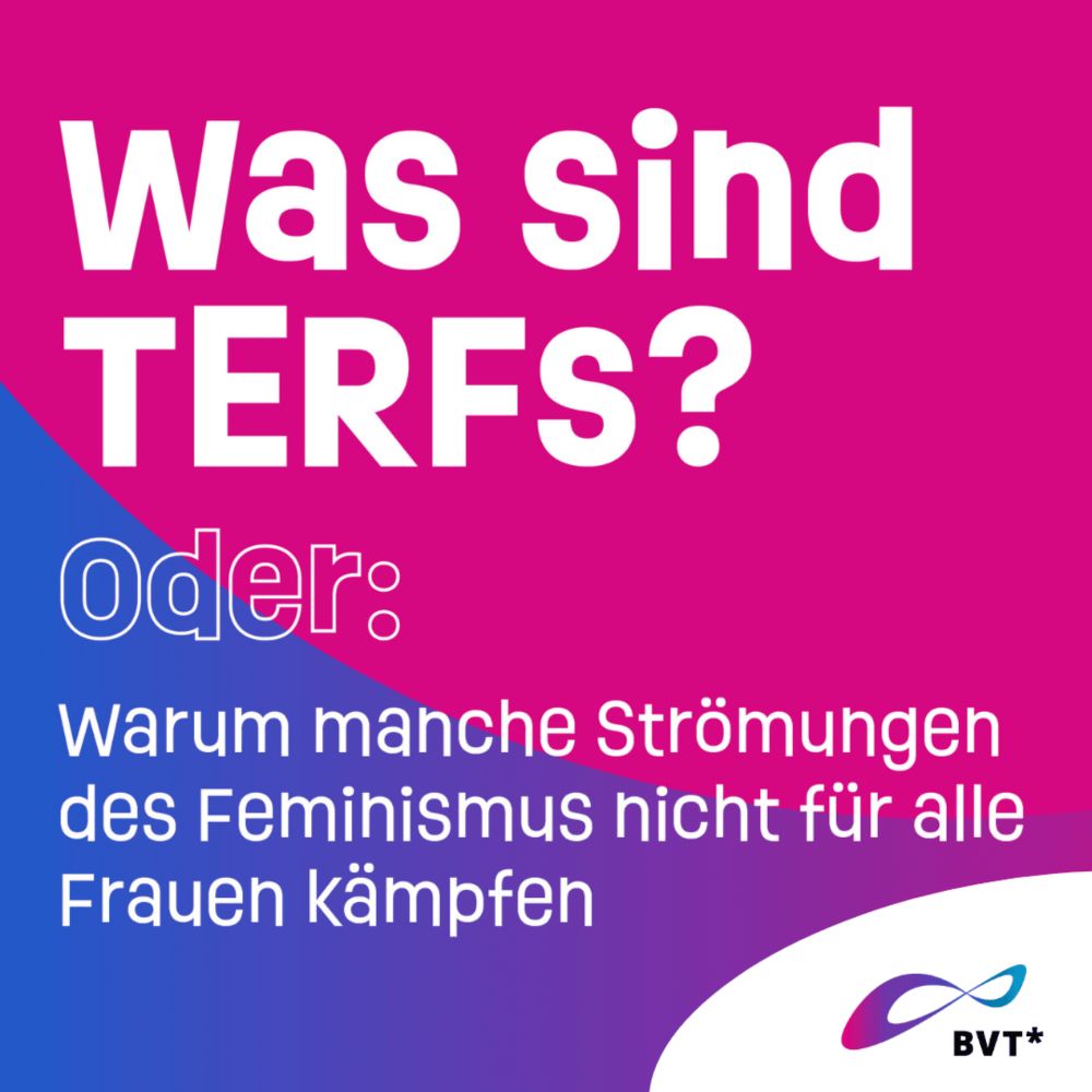 BVT* veröffentlicht Broschüre zum Thema TERFs · Bundesverband Trans*