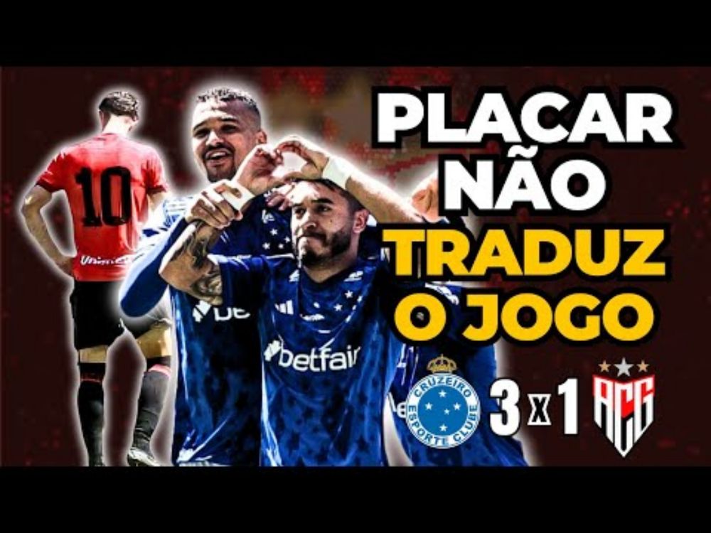 CRUZEIRO 3X1 ATLÉTICO-GO | BRASILEIRÃO 2024 25ª RODADA - ANÁLISE E... FAZ O GOL SHAYLON!