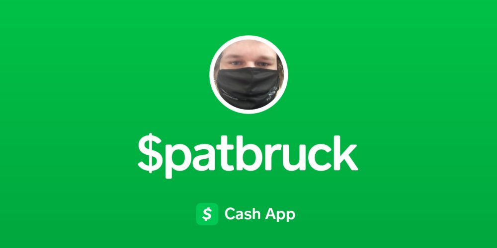 Pay $patbruck on Cash App