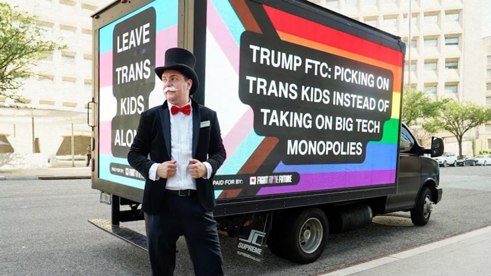 Trump's FTC is spreading lies about trans people. This bill would let it wipe them off the internet