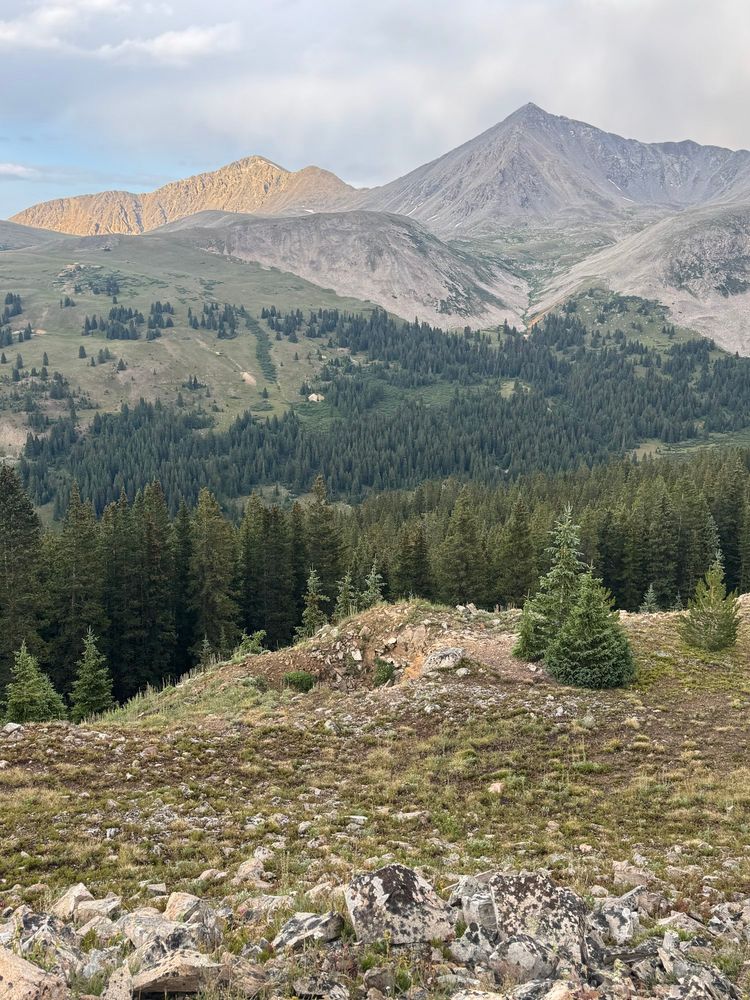 A suspiciously large hole on a mountainside 