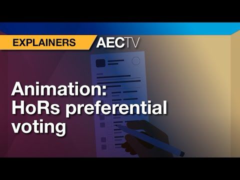 Animation - House of Representatives preferential voting