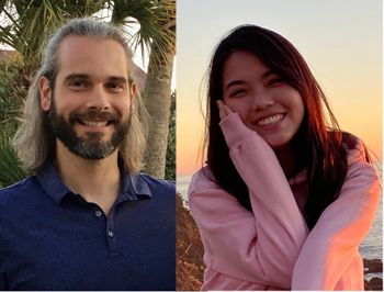 Tyler Square (left) and Zoe Chen (right)