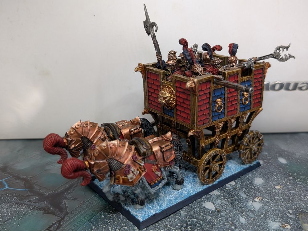 An empire war wagon from Warhammer the old world