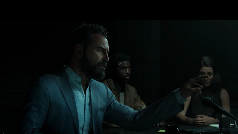 A picture of Frank Woods in a suit.