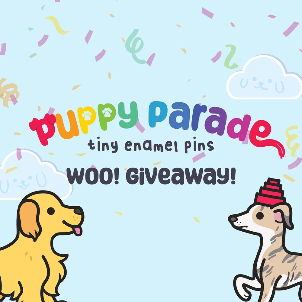 A golden retriever and whippet dog wearing the hat from Devo's Whip It.