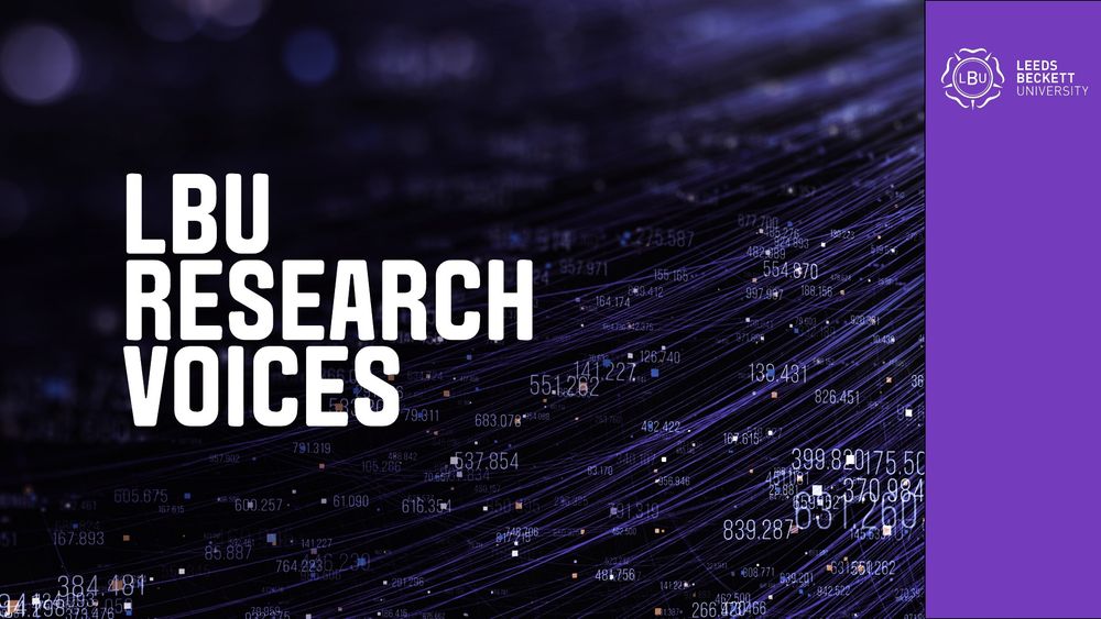 Graphic which reads 'LBU Research Voices' 