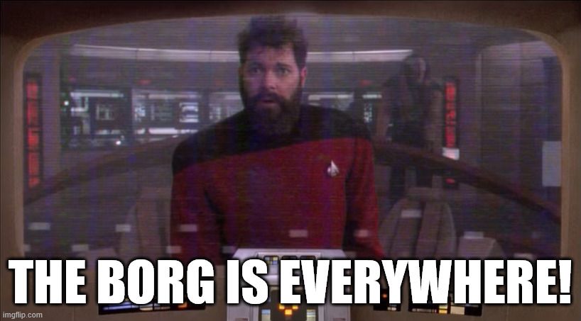 Screenshot from the Star Trek: The Next Generation episode 