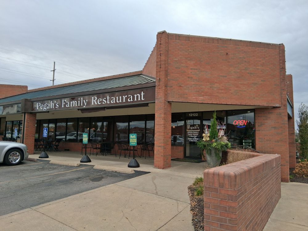 Exterior of Pegah's Family Restaurant in Lenexa, Kansas.