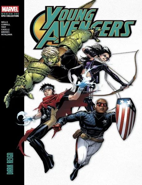 The cover of Young Avengers Epic Collection #2: Dark Reign.