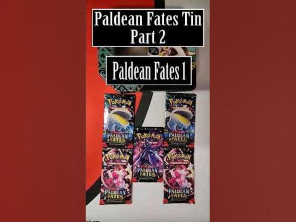 Paldean Fates Tin Part 2: Paldean Fates 1