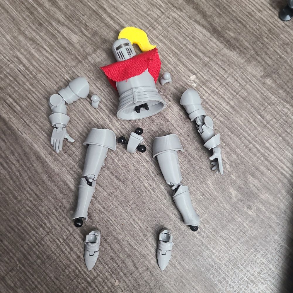 Also the knee armor is missing. Need to find and by find I mean reprint. 