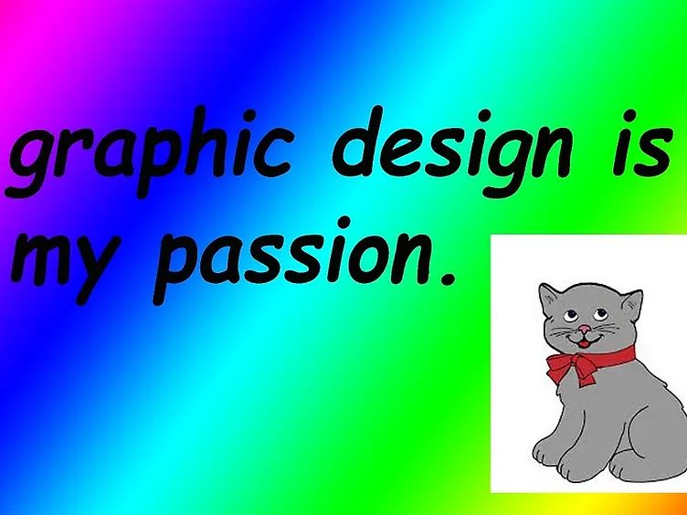 graphic design is my passion (sin acritud)