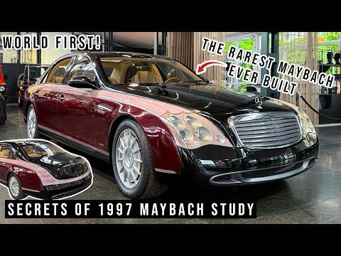 Secrets of this ONE-OFF Maybach Concept | 1997 Tokyo Motor Show Maybach Study