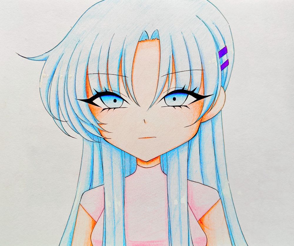 Mizuki is a drummer who only feels alive when playing music. Her icy beauty keeps people at distance, but she becomes friends Yui and Karin-chan.