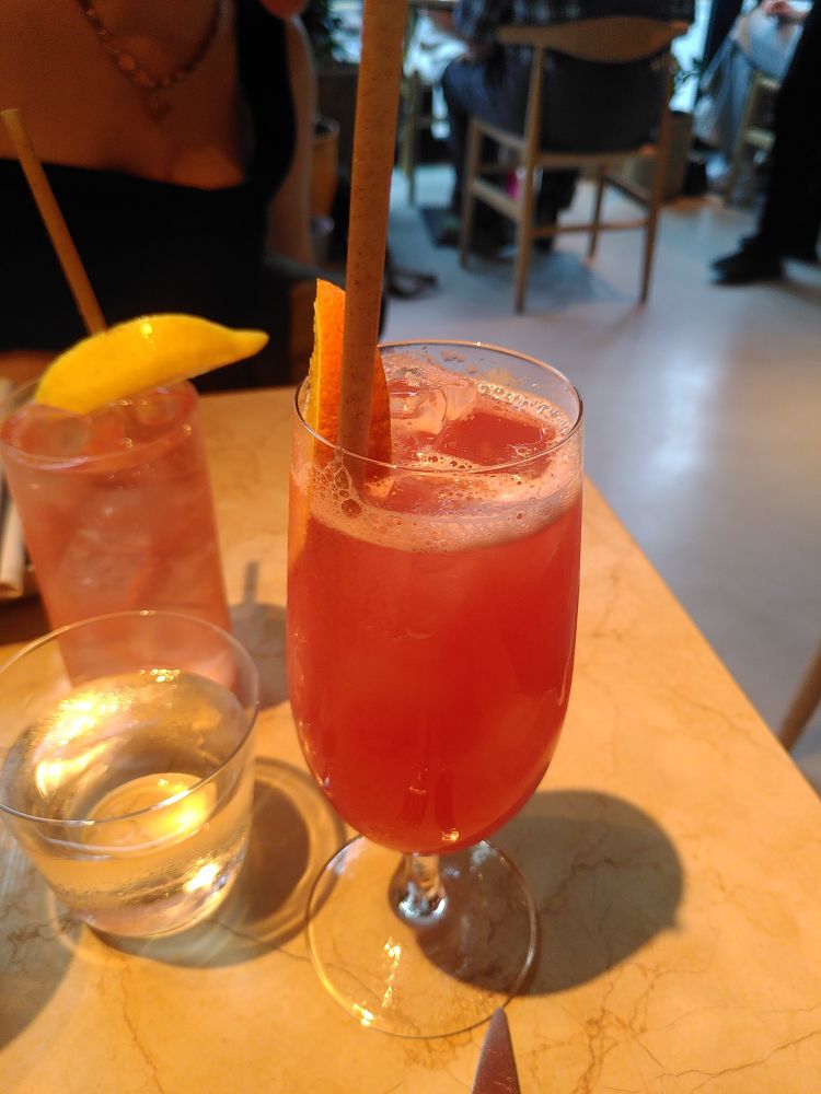 Amoka 
Afrique Vodka Mango & Papita, Select Aperitivo, Passion Fruit, Lime, Pineapple, Scotch Bonnet