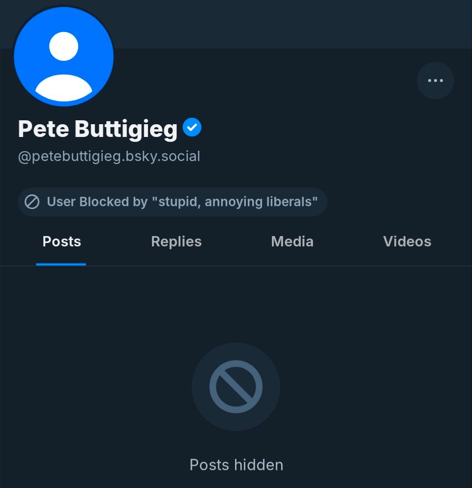I've had Pete blocked since forever lol