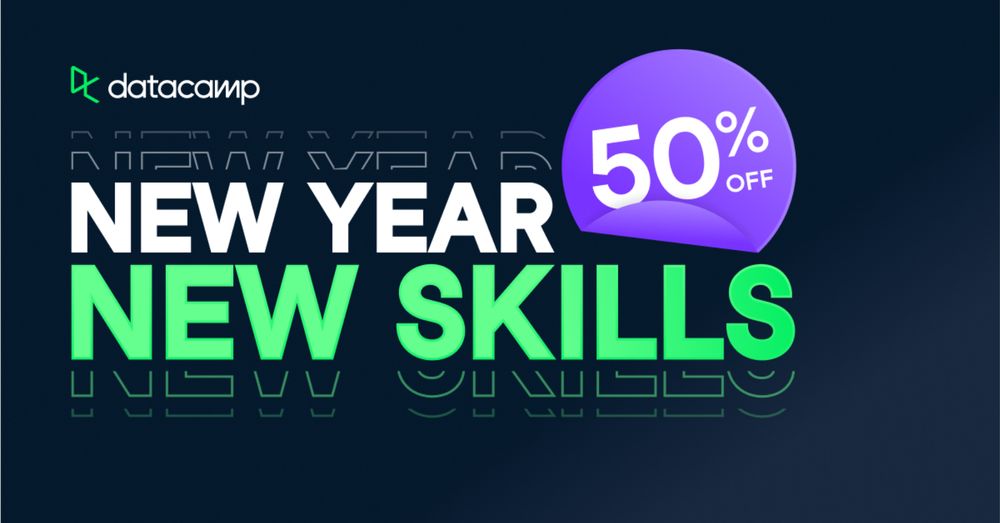 DataCamp's January Sale | Save 50%