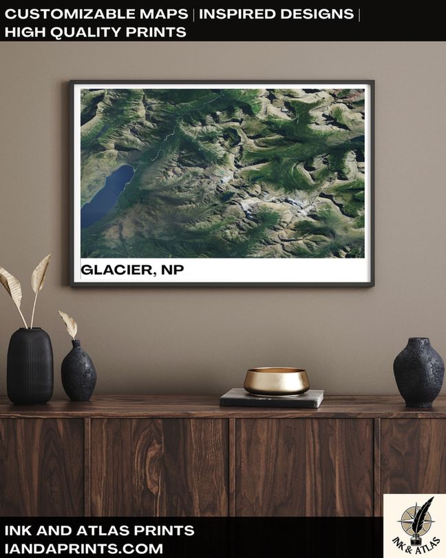 Glacier National Park Map