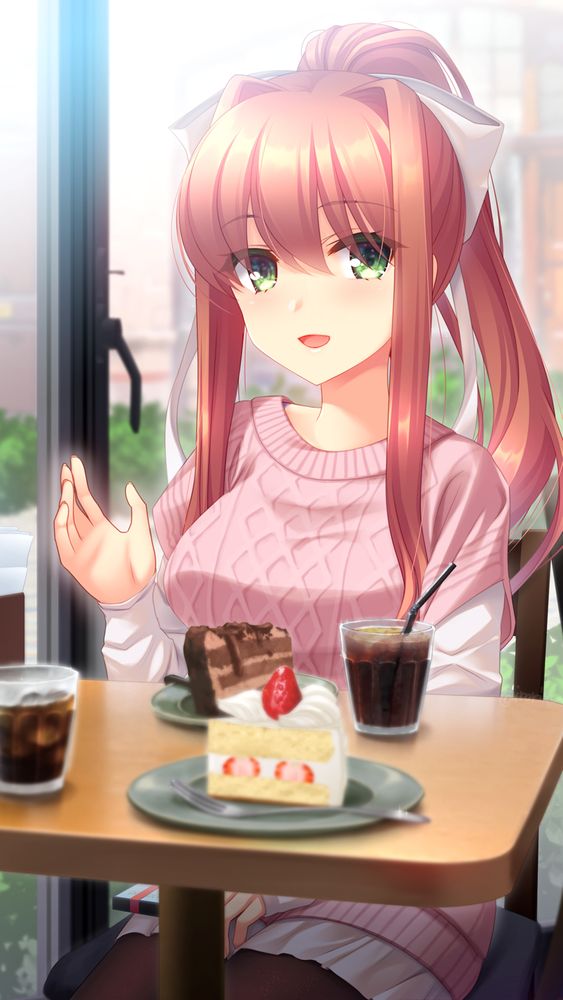 Just Monika.