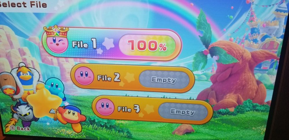 return to dreamland file select 100%!!