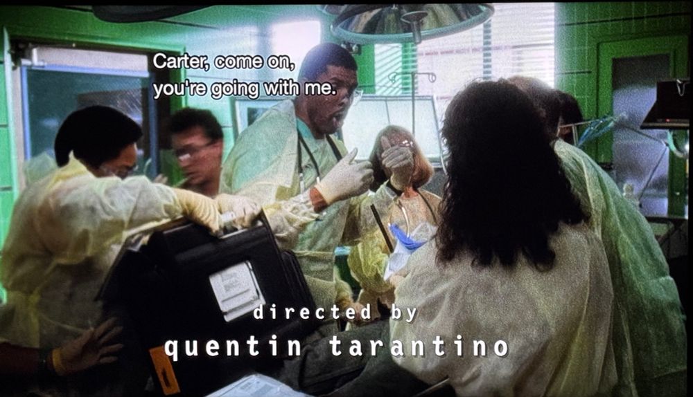ER episode directed by Quentin Tarantino 