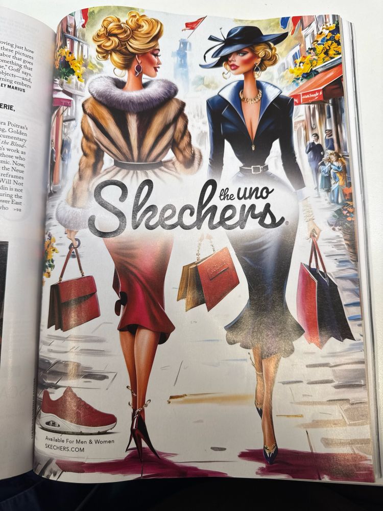 magazine issue advertisement with ai art