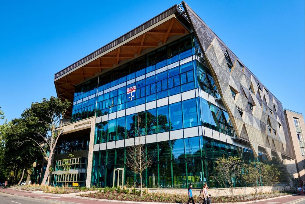 The newly refurbished Stephenson Building at Newcastle University