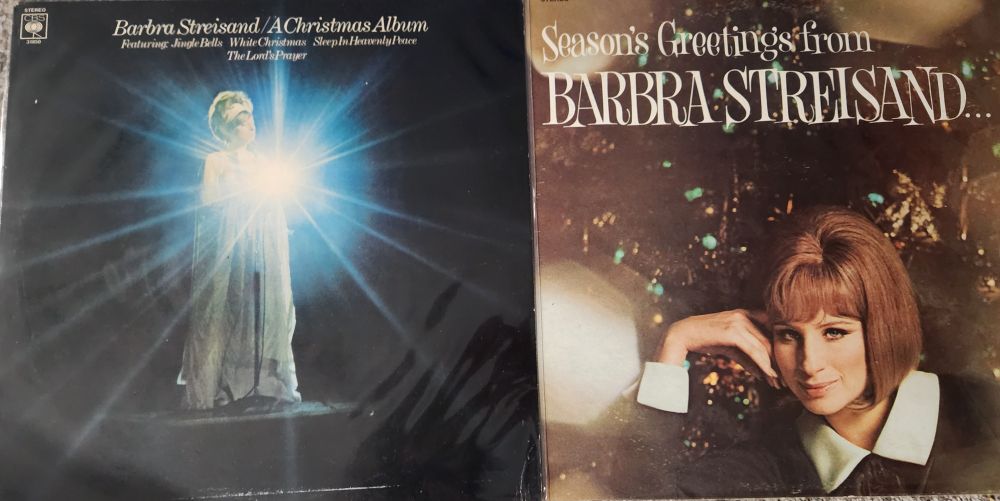 Barbra A Christmas Album and Seasons Greetings from Barbra and Friends