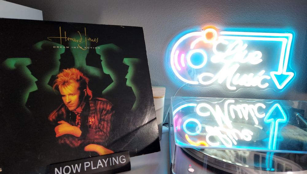 Howard Jones Dream Into Action LP album cover