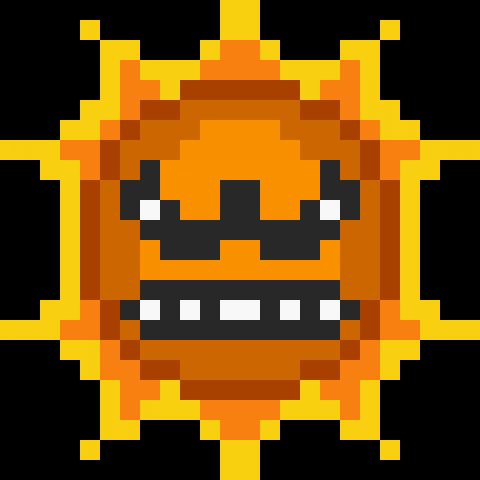 Angry sun