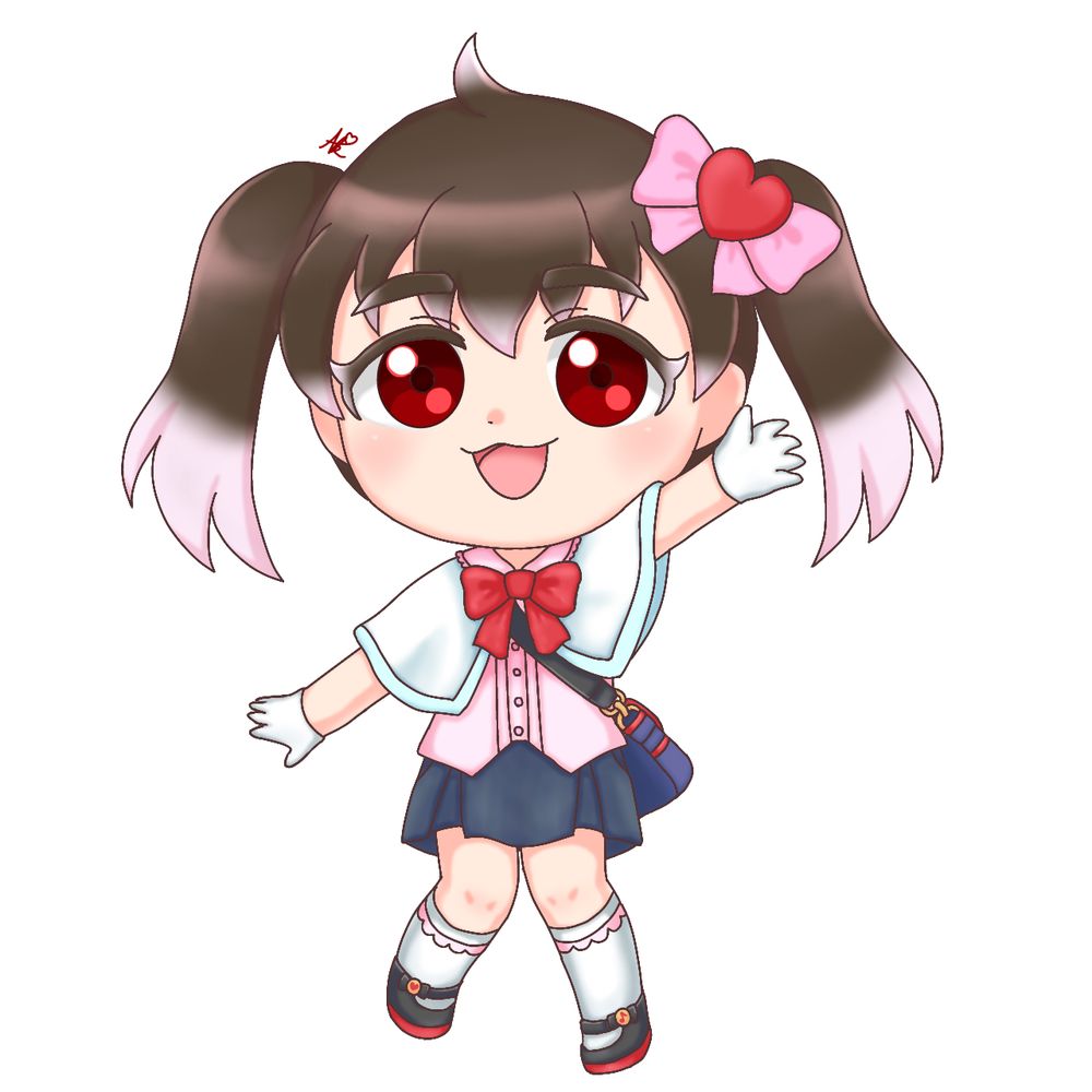 Otoka Akana CV chibi style art