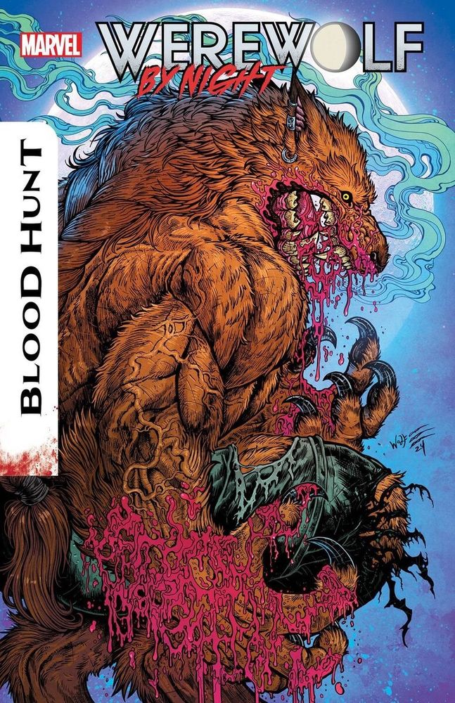 Werewolf By Night comic book cover by Maria Wolf Lopez